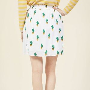 Compania Fantastica - Cactus Mini Skirt - Modcloth